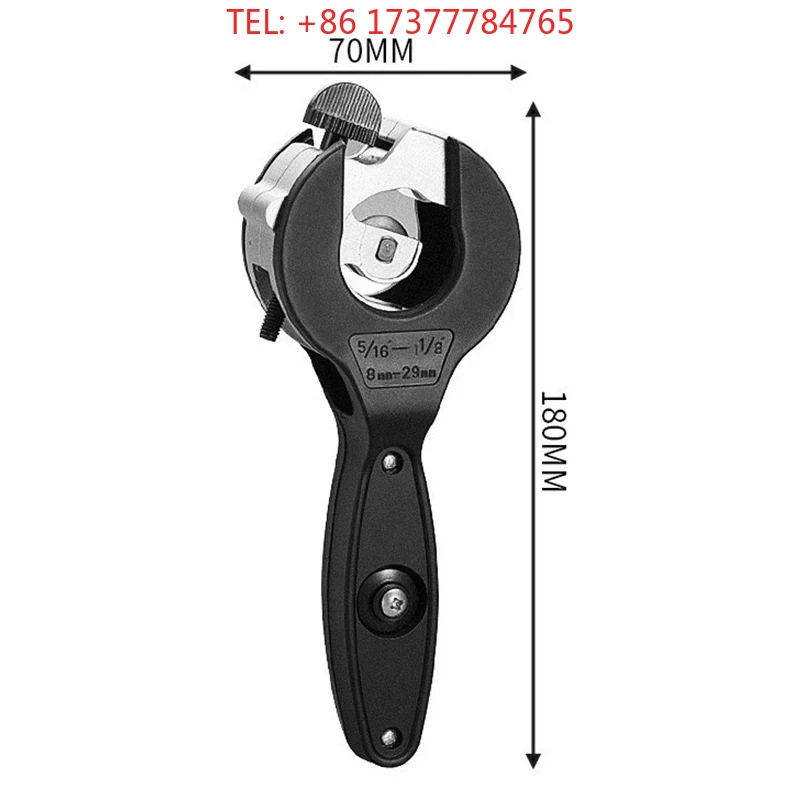 Pipe Cutter Ratchet - Çıkartılabilir PVC Boru Çinko Alaşımlı Kilitli