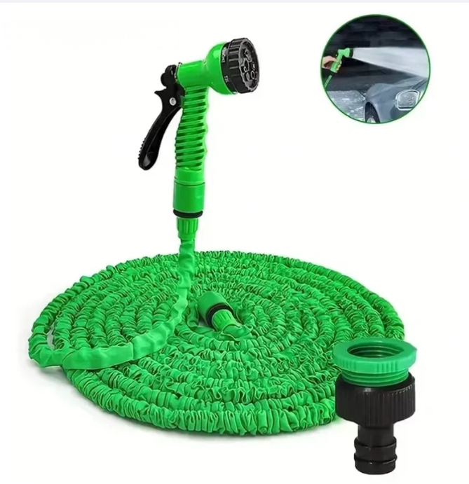 Flexible Hose Braided - 8 Modlu Genişletilebilir Bahçe Hortumu, Araba