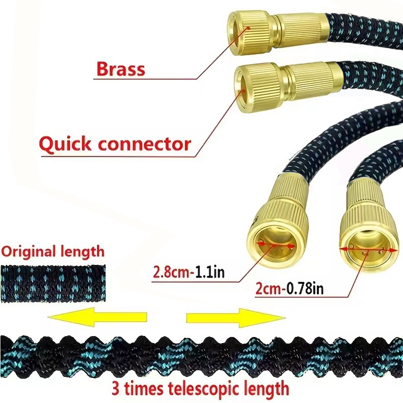 YENİ 25ft-125ft Bahçe Su Hortu - Flexible Hose Braided incelemesi ve fiyatı