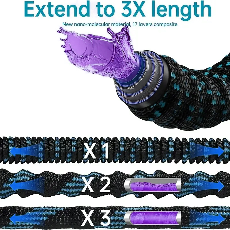 YENİ 25ft-125ft Bahçe Su Hortu - Flexible Hose Braided incelemesi ve fiyatı